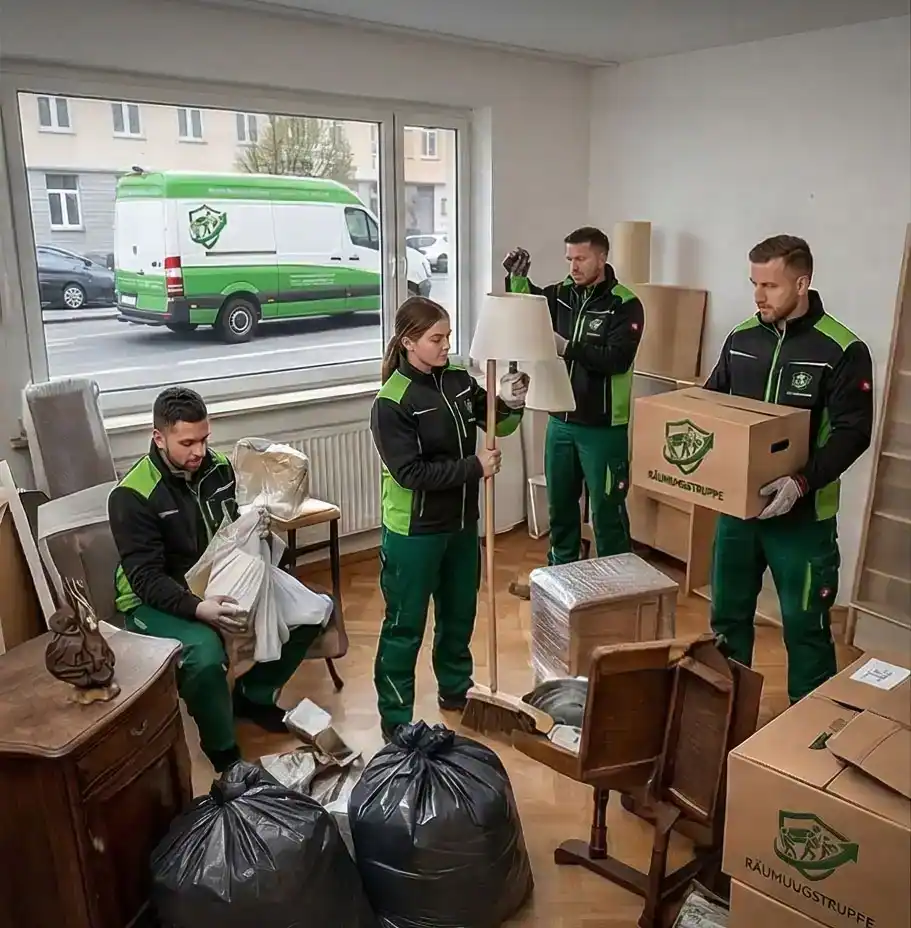 Absiedlung in Wien – Räumungstruppe